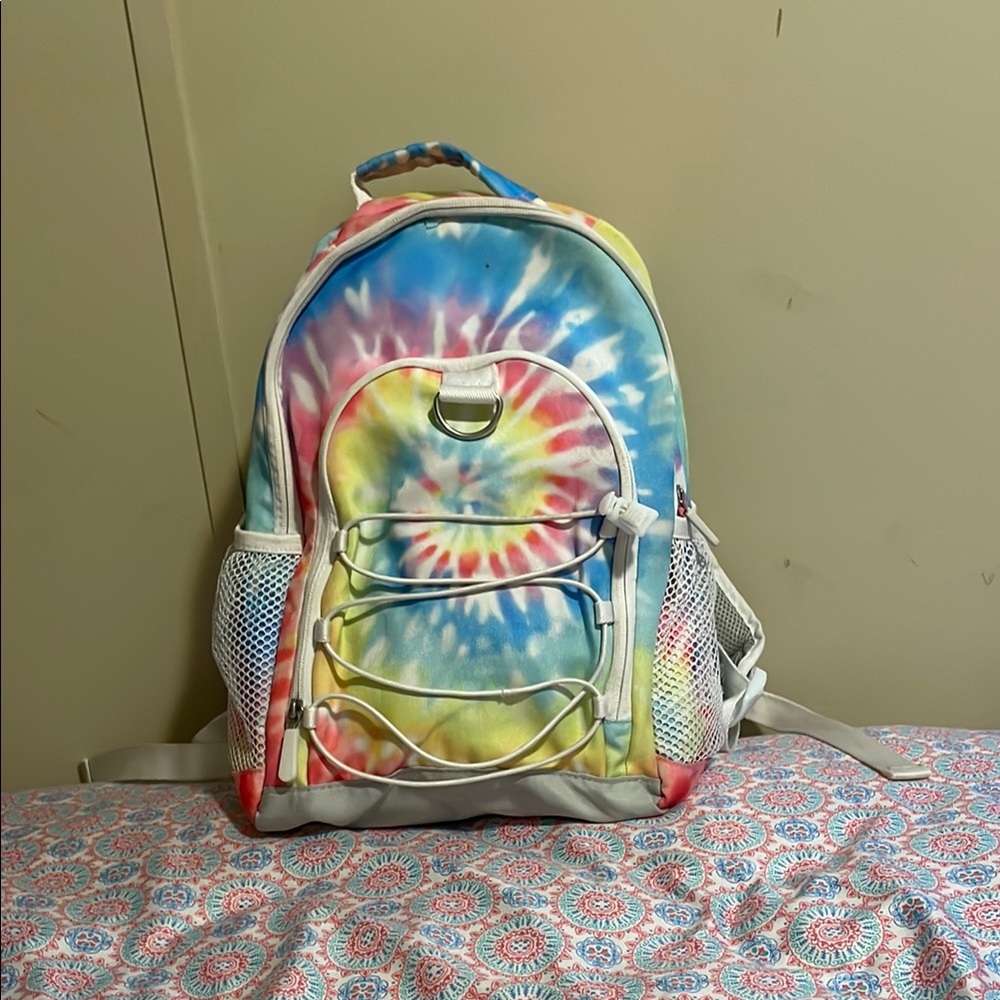 Colorful Tie-Dye Backpack good for school and traveling etc.